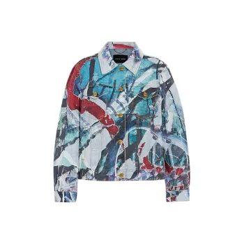COACH Denim Jackets Women's Multicolor