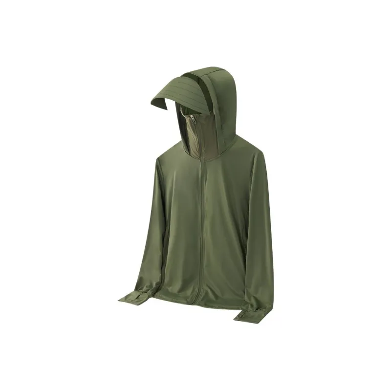 MIIOW UV Protection Stretch UV Protection Loose Fit Hooded Sun Protection Clothing Women's-25