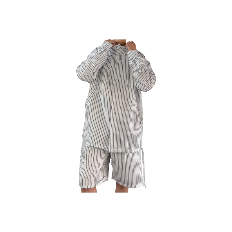 MARK WAFFLE Shirt Matching Set Unisex-17