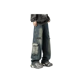 FASTFISH Jeans Unisex Nostalgic Blue