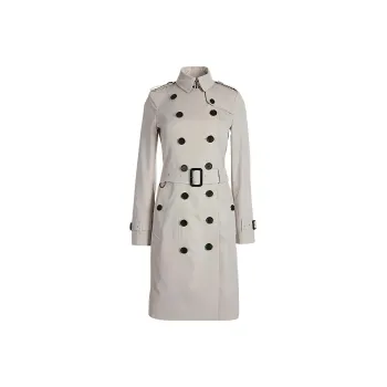 Burberry Trench Coats Women's Stone Color