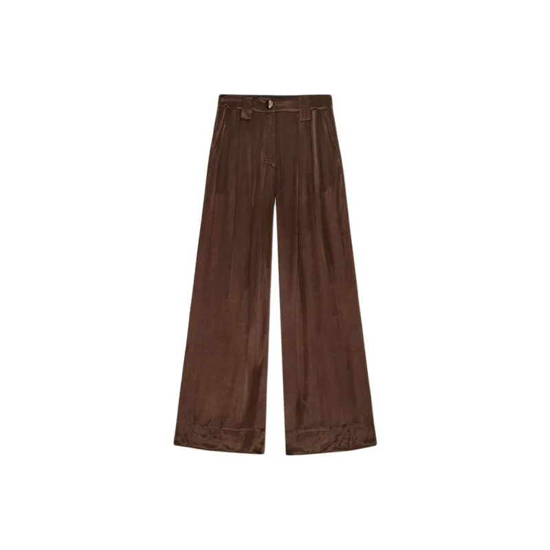 GANNI Casual Pants Women's Brown-0