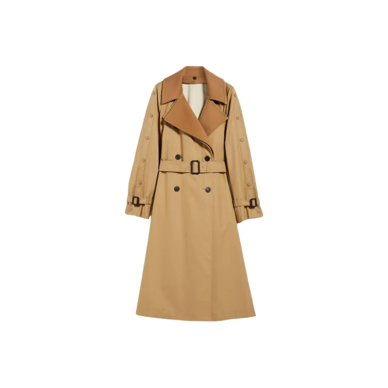 MaxMara Weekend Series Trench Coat Women's Beige-0
