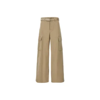 Sacai Wide Leg Belted Trousers