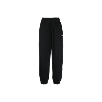 Nike Women's Phoenix Fleece High Waisted Oversized Sweatpants Black/Sail