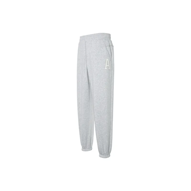 Adidas Knitted Sweatpants Women's Light Gray-0