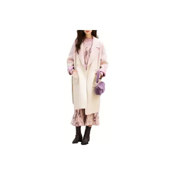 MISHOW Coats Women's Gradient Purple
