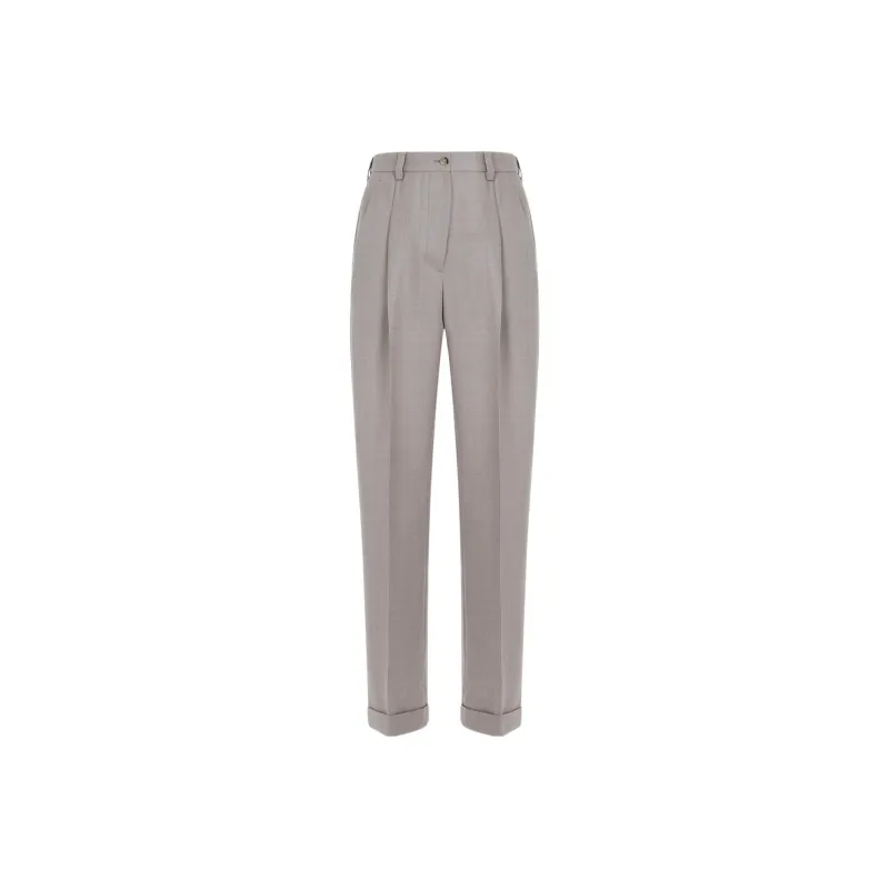 MIU MIU SS24 Casual Pants Women's Gray-0
