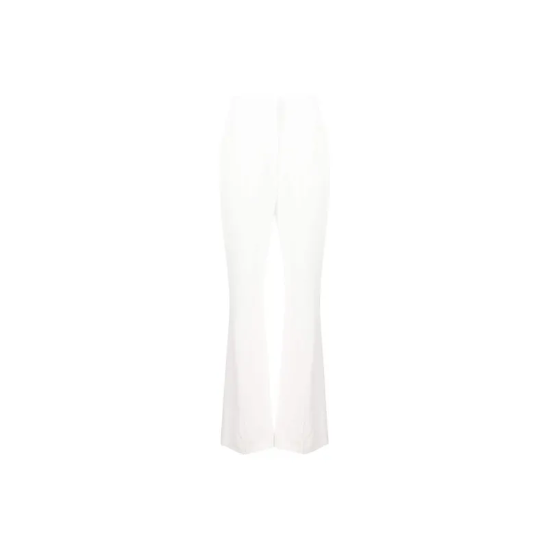 Alexander McQueen High Waist Flared Tailored Trousers-0