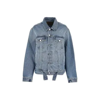Vetements Denim Jackets Women's Sky Blue