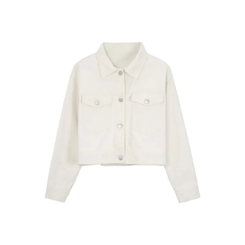 Incolore Cropped Coats Women's White-0