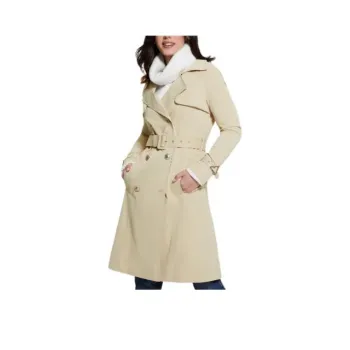 GUESS Trench Coat Women's Beige