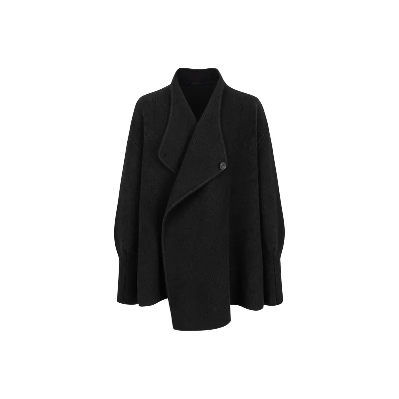 UPNANAWANG Trench Coats Women's Black-0