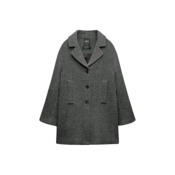 ZARA Coats Women's Dark Gray