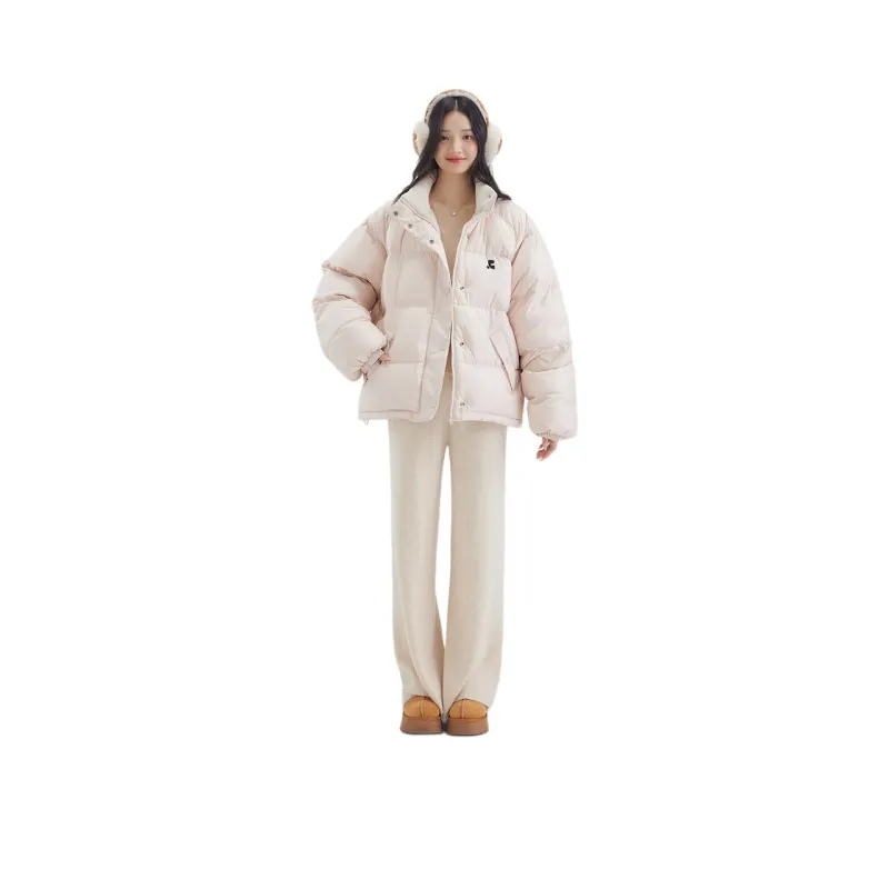 DEAR DEER PUFF Down Jacket Women's Light Pink-0
