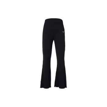 Nike Sportswear Women'ss High Waist Ribbed Jersey Pants Asia Sizing Black