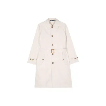 Polo Ralph Lauren Herringbone Cotton Balmacaan Coat