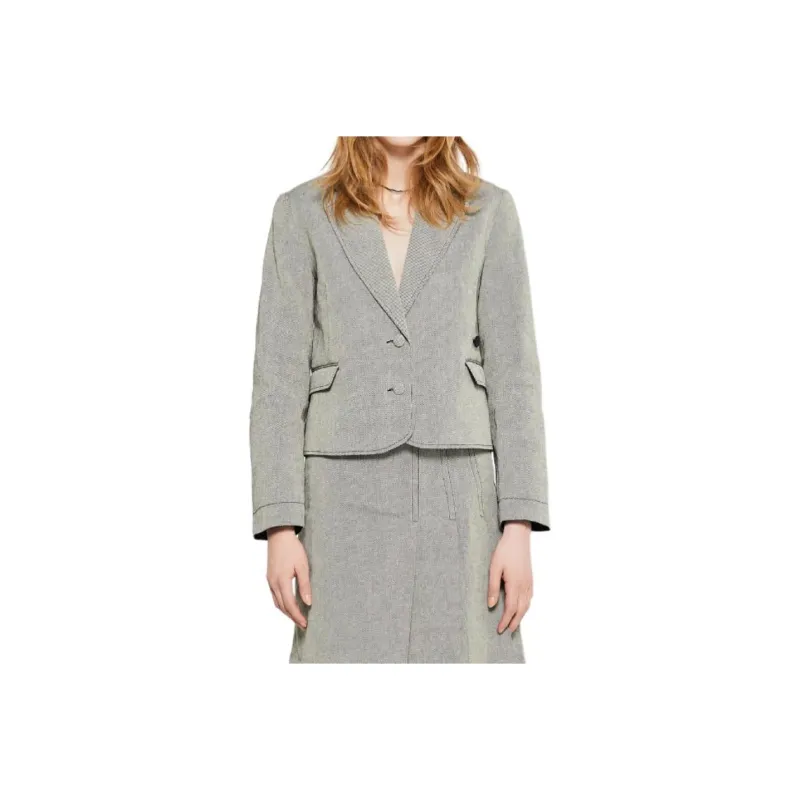 Saks Potts Business Suit Women's Gray-0