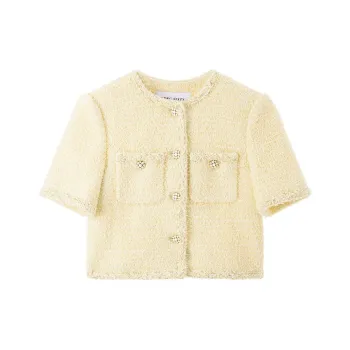 Miss Sixty Cropped Coat Women's Yellow