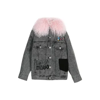 LALABOBO x TANGLAOYA Denim Jacket Women's