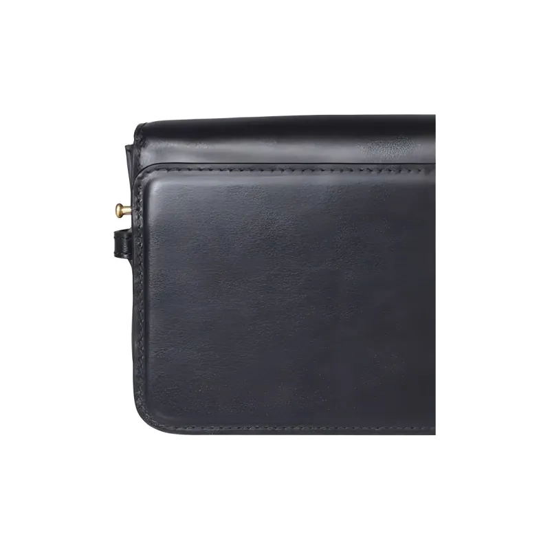 Zadig & Voltaire Calfskin Crossbody Bag Shoulder Bag Women's Black-3