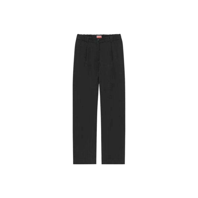 KENZO Logo Patch Wide Leg Trousers-0