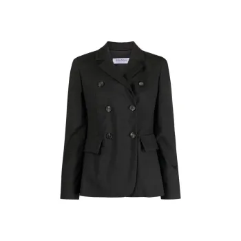 MaxMara Double-Breasted Long-Sleeved Jacket
