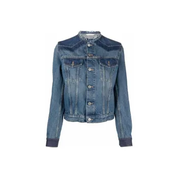 Maison Margiela Denim Jackets Women's Blue