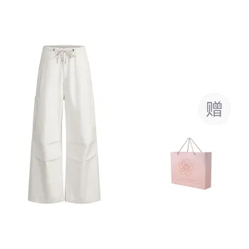 ZAZN Casual Pants Women's Milk White