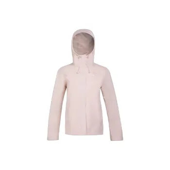 DECATHLON Hiking Urban Living/Travel/Commuting Waterproof And Rainproof Windbreaker Jacket Women's Quartz Pink
