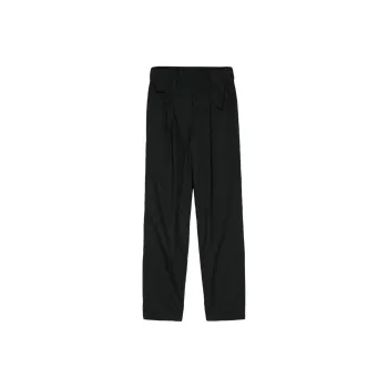 Brunello Cucinelli Elastic Waist Turn Up Brim Trousers