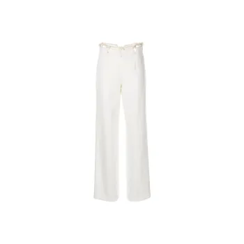DION LEE Casual Pants Women's White