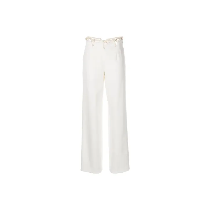 DION LEE Casual Pants Women's White-0