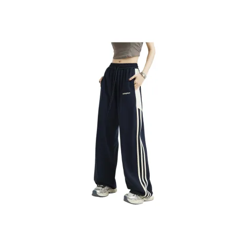 HUFFNPUFF Casual Pants Women's Blue