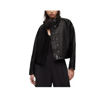 ALLSAINTS Leather Jackets Women's Black