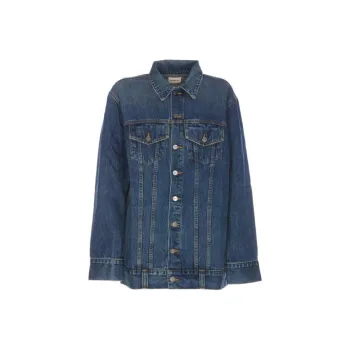 KHAITE The Ross Button Up Denim Jacket