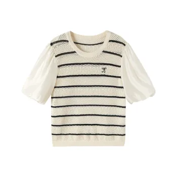 XIANGYING Knitwear Women's Ecru