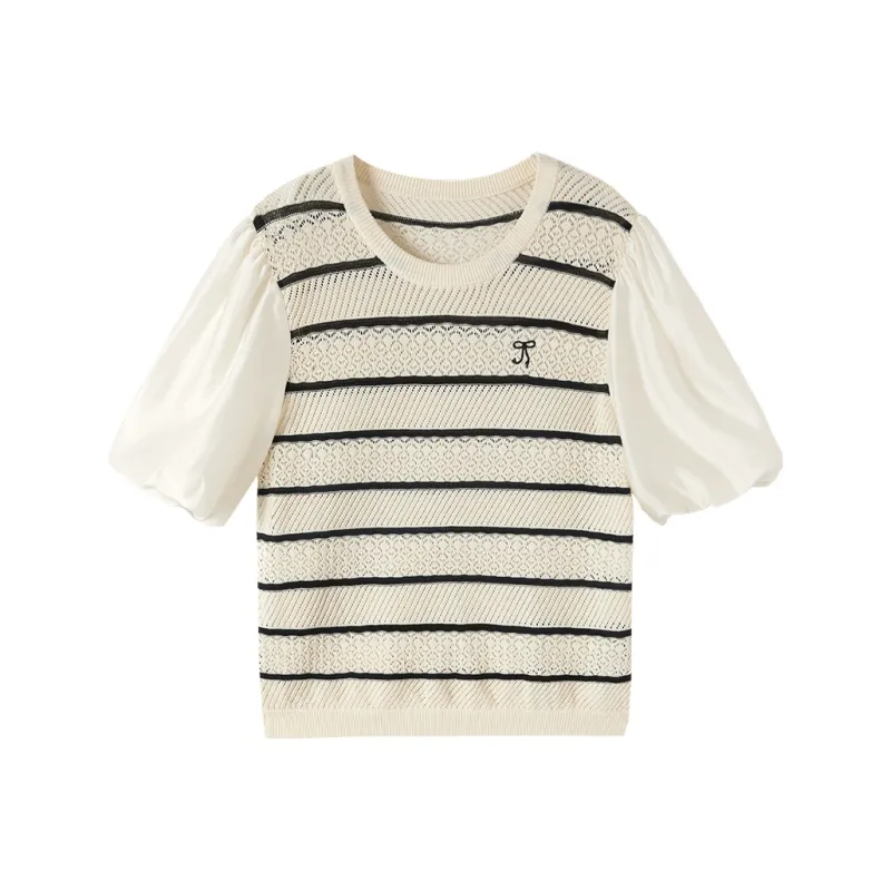 XIANGYING Knitwear Women's Ecru-0