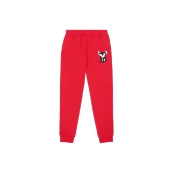 Burberry SS23 Knitted Sports Pants Women's Red