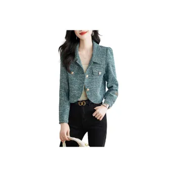 Yi Mengyuan Cropped Coats Women's Jasper