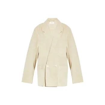 Lemaire Workwear Blazer 'Denim Snow Oat'