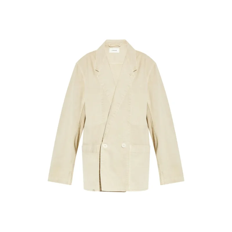 Lemaire Workwear Blazer 'Denim Snow Oat'-0