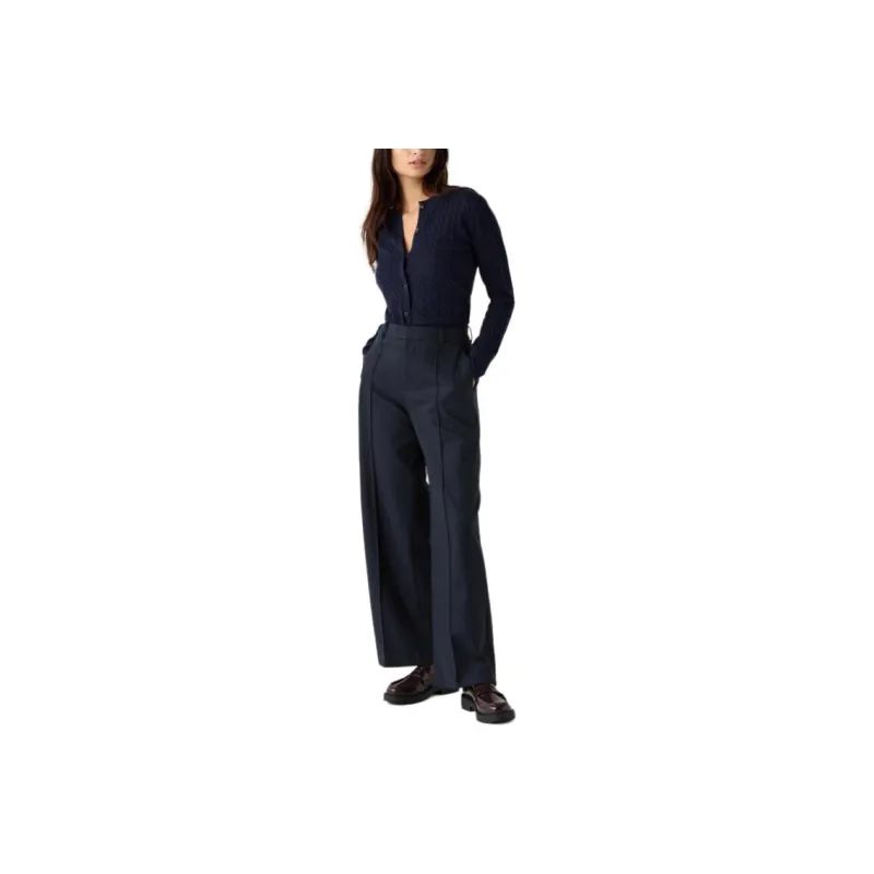 UNIQLO Casual Pants Women's Navy Blue-0