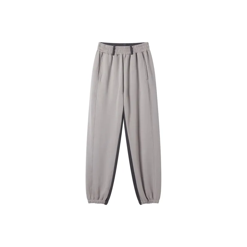 SEENFAAN Jogger Moderate Casual Pants Unisex Gray-0