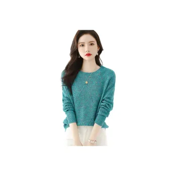 X MOOM Knitwear Women's Peacock Blue