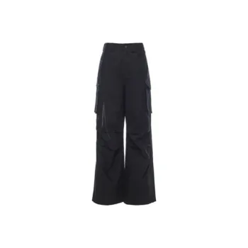 Fax Copy Express Cargo Pants Casual Pants Women's Black
