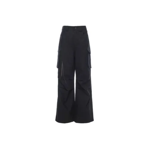 Fax Copy Express Cargo Pants Casual Pants Women's Black