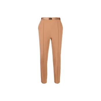 Elisabetta Franchi SS22 Moderate Pants Women's Brown