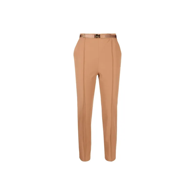 Elisabetta Franchi SS22 Moderate Pants Women's Brown-0