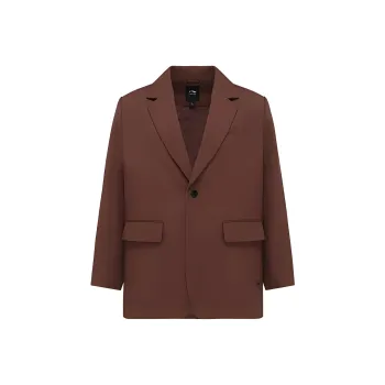 LI NING 1990 Commuter Series Business Suit Coat Women's Milk Coffee Umber